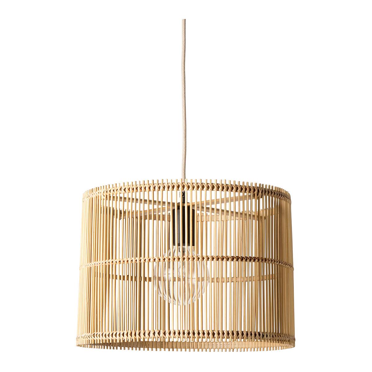 Lámpara de techo de bambú de El Corte Inglés