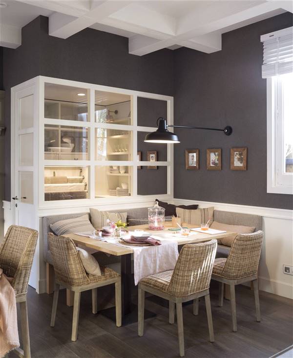 Cómo combinar el color de paredes y puertas con el suelo