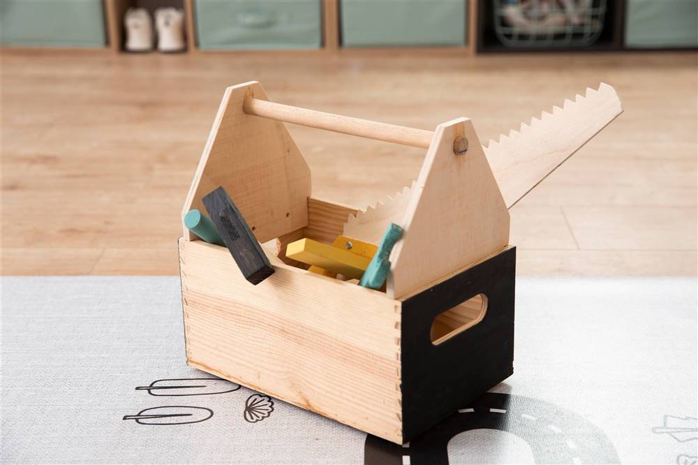 caja de herramientas de madera leroy merlin