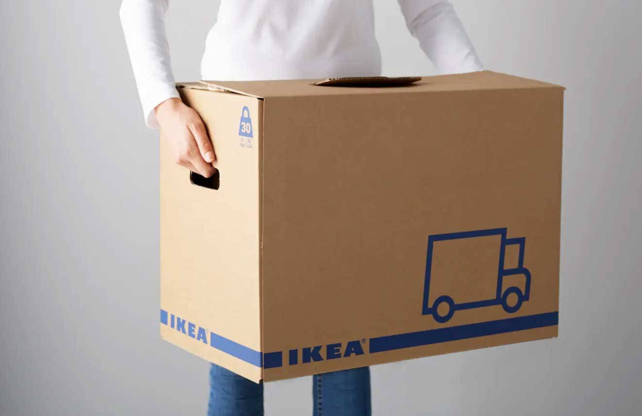 Caja de Ikea