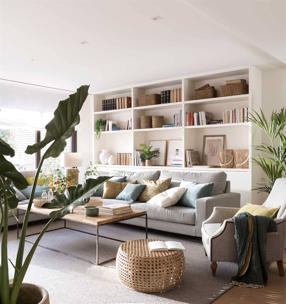 35 magníficas ideas para decorar la pared del sofá