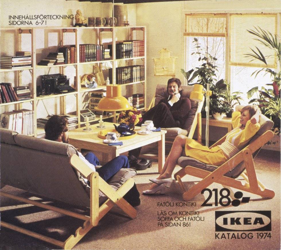 Catálogo de IKEA de 1974. 