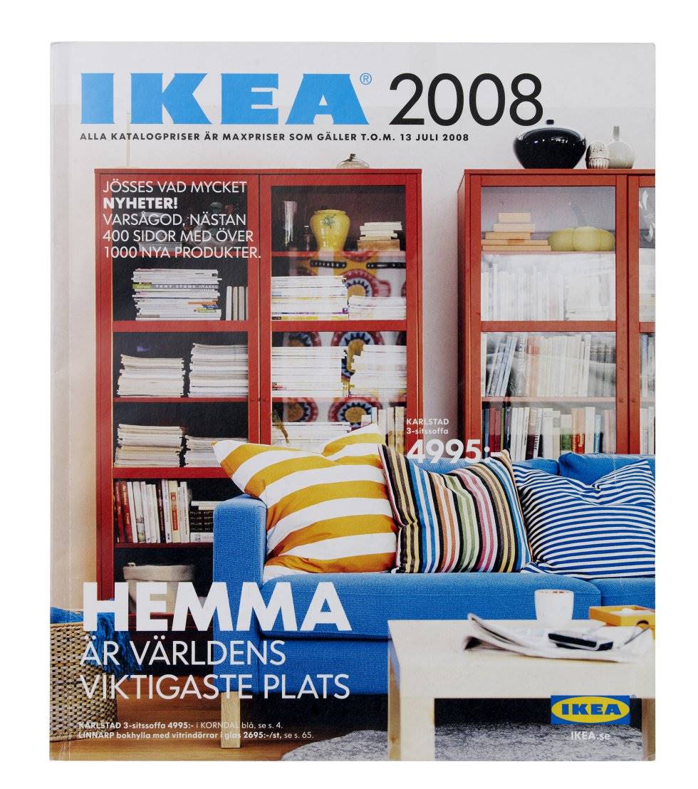 Catálogo de IKEA del 2008.
