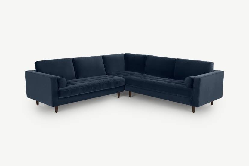 sofa azul marino made