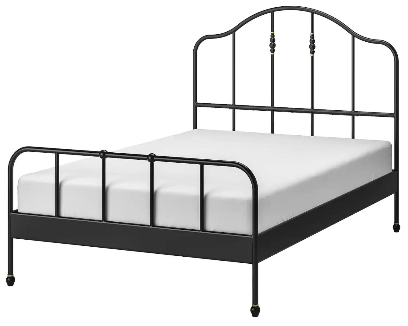 Estructura de cama SAGSTUA de forja negra de IKEA