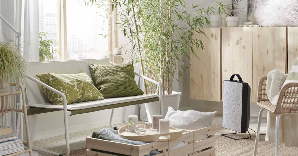 VILTO Asiento con almacenaje, abedul, 45 cm - IKEA