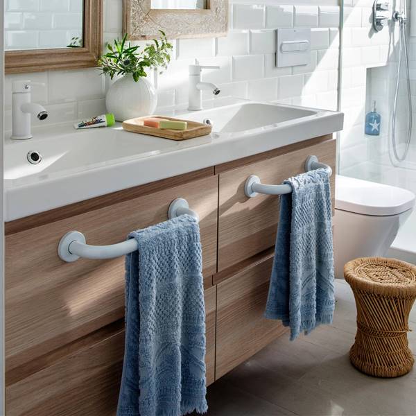 36 toalleros súper bonitos para dar estilo a tu baño (con shopping)