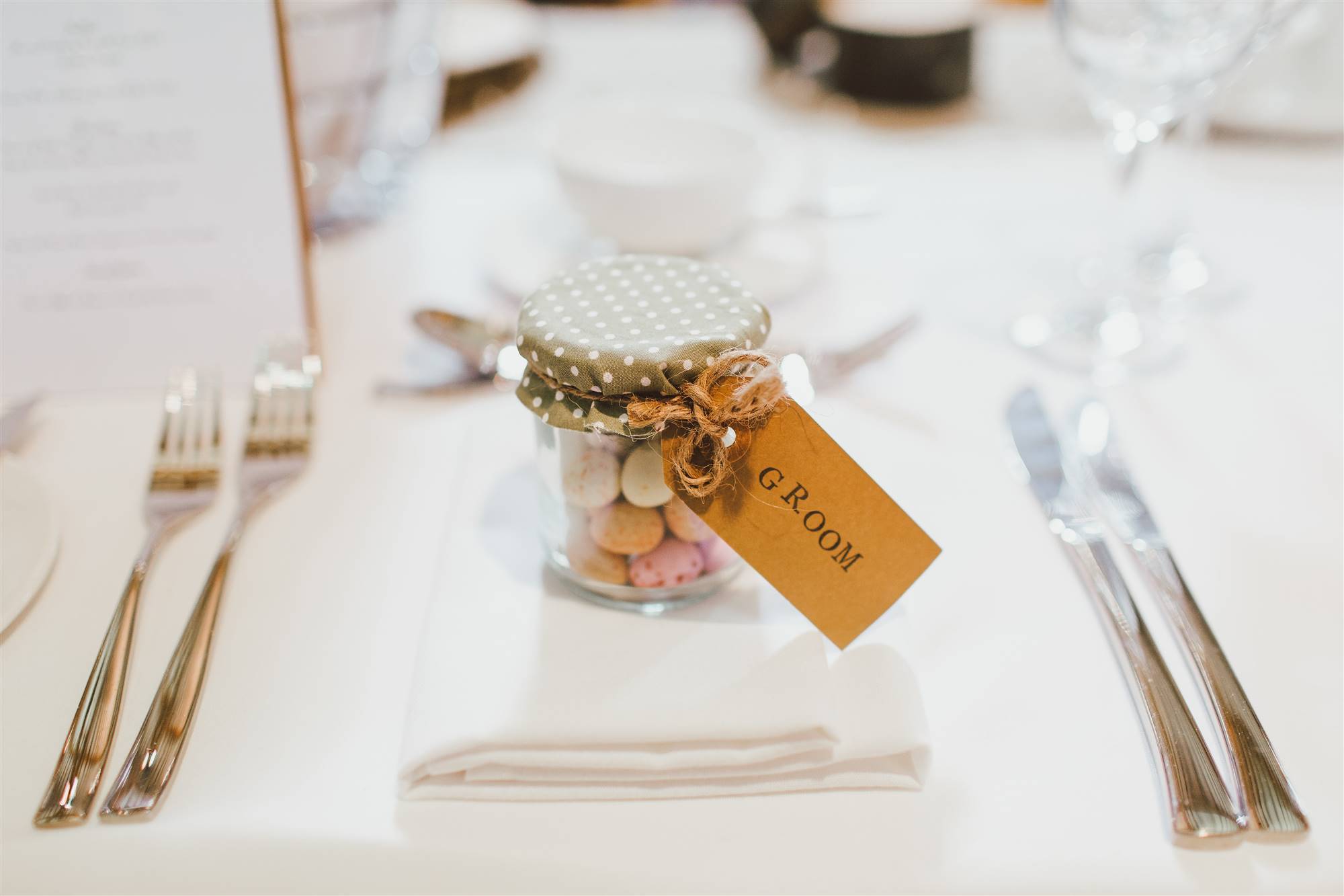 Macarons como detalle de boda para invitados. 