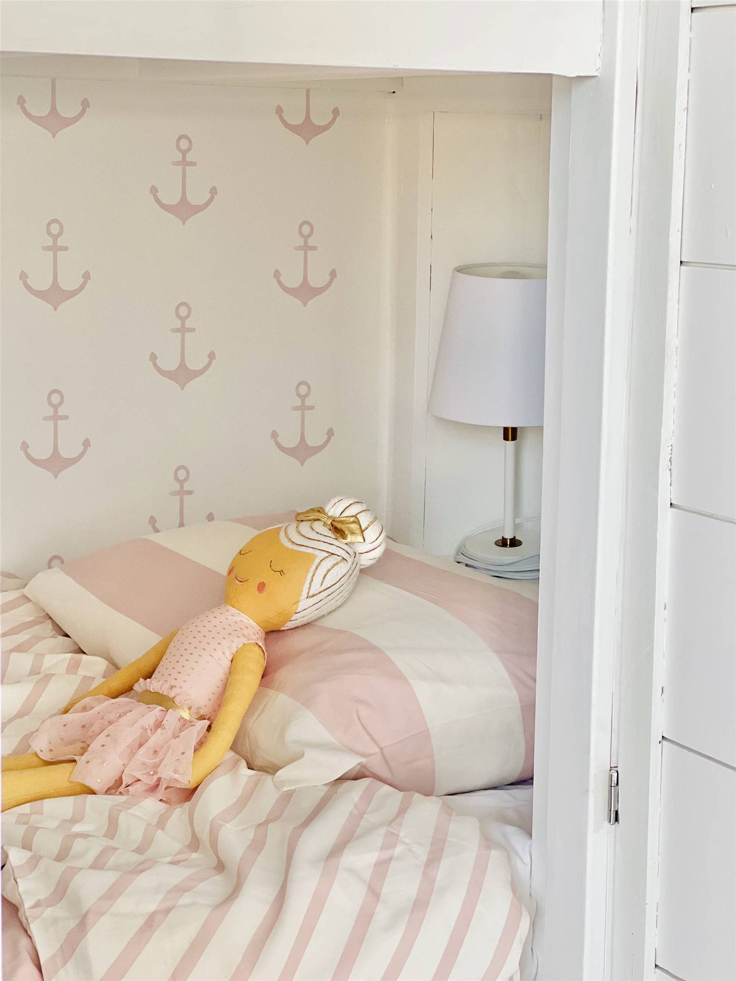 Dormitorio infantil del apartamento en Los Hamptons de la lectora española Jessica.