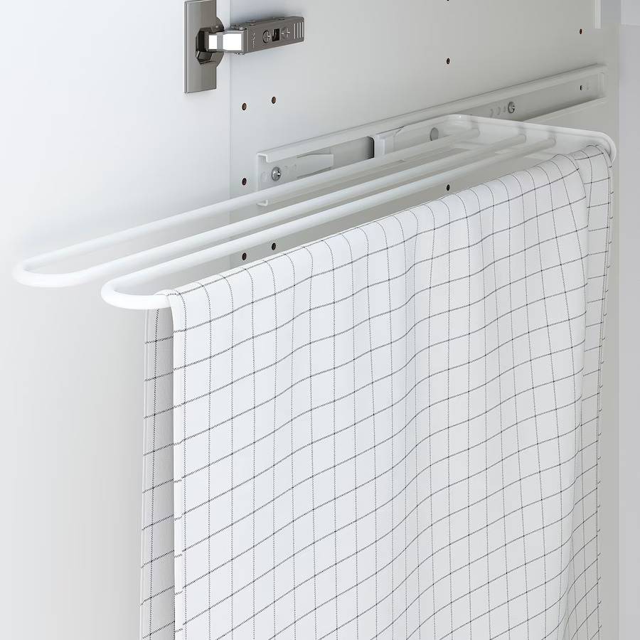 Organizador bajo fregadero de IKEA can toallero extraíble