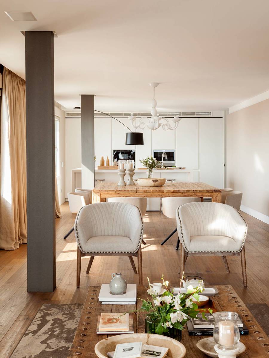 15 reglas para decorar un salón con cocina abierta