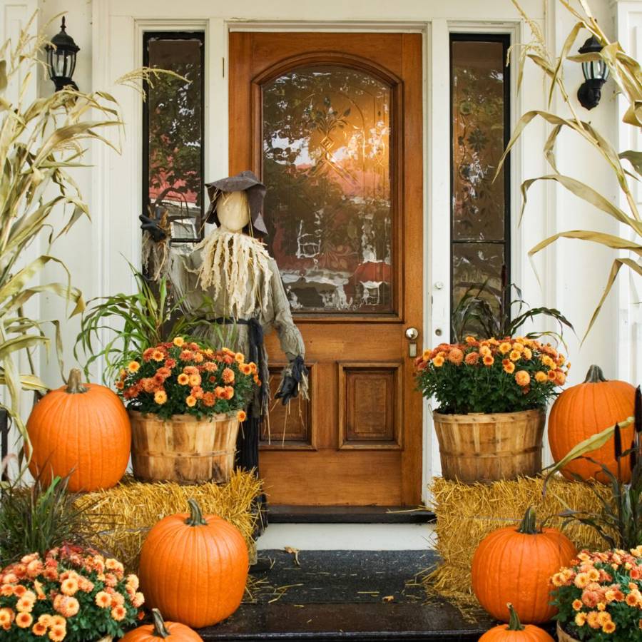 Cómo decorar puertas en Halloween.