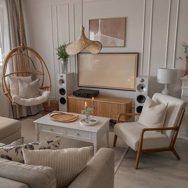 Esta casa que confundirás con un catálogo de Zara Home pertenece a la instagramer @beeindetails_home 