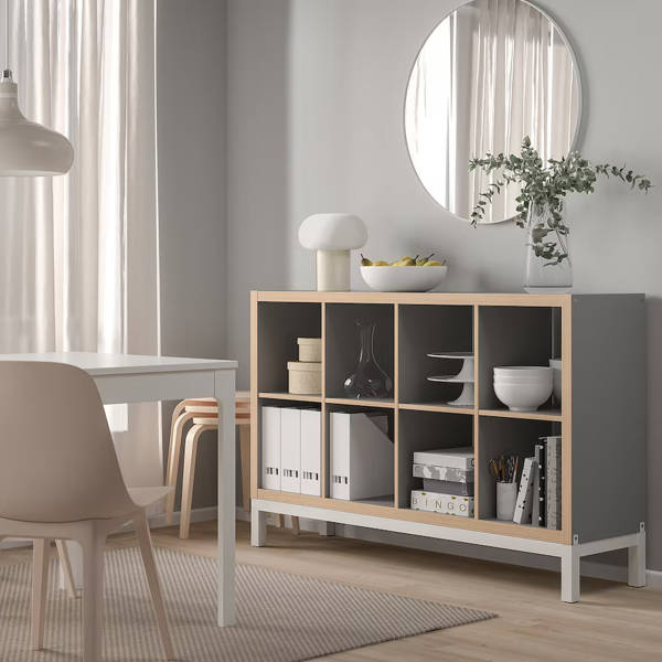 Cómo puedes customizar la estantería Kallax con los complementos de IKEA