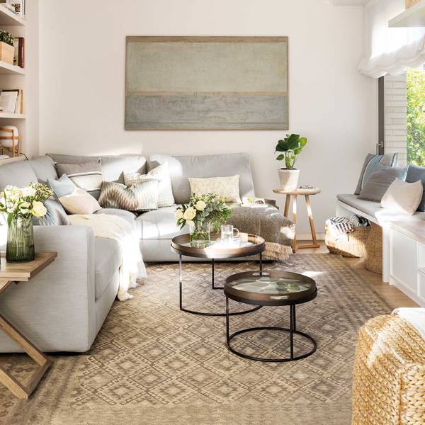 Cómo elegir la alfombra del salón: 19 ejemplos muy El Mueble llenos de estilo