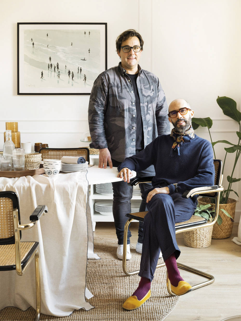Los interioristas de Ikea Manuel Delgado y Javier Fera´ndez