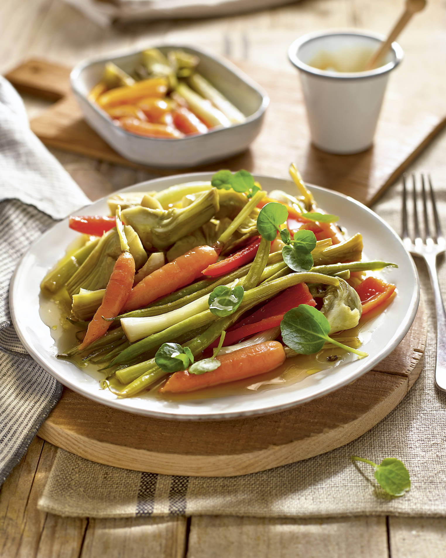 Receta fácil y rápida de verduras escabechadas.