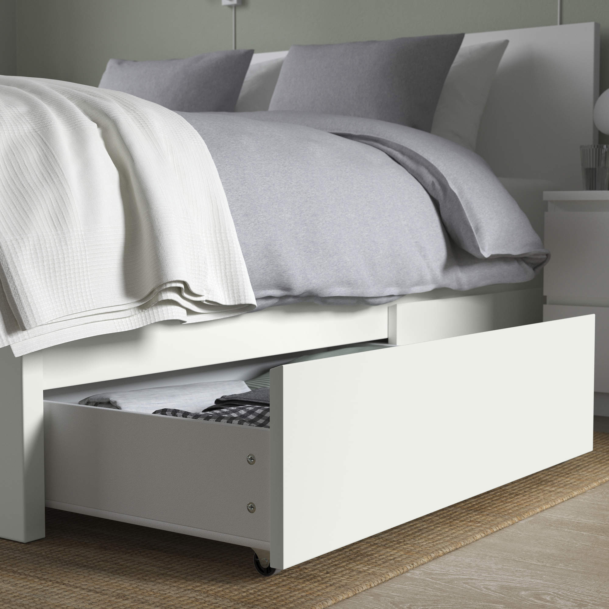 cama MALM de IKEA.