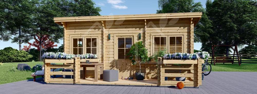 casa de madera prefabricada exterior 