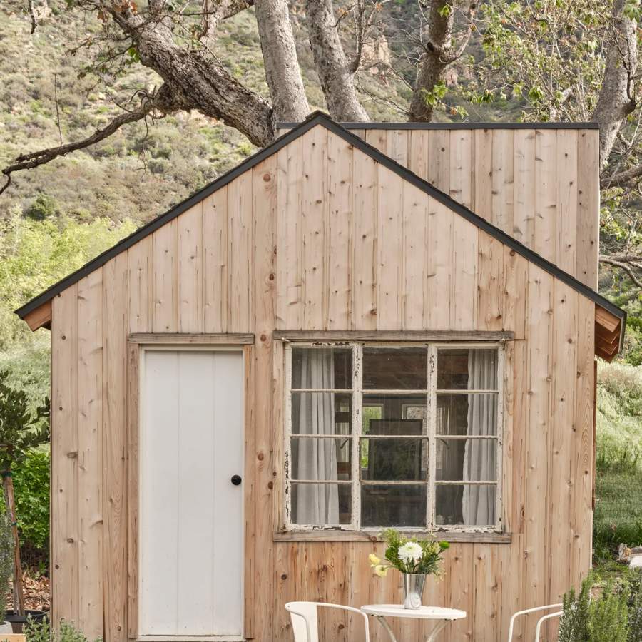 Casa mini de madera.