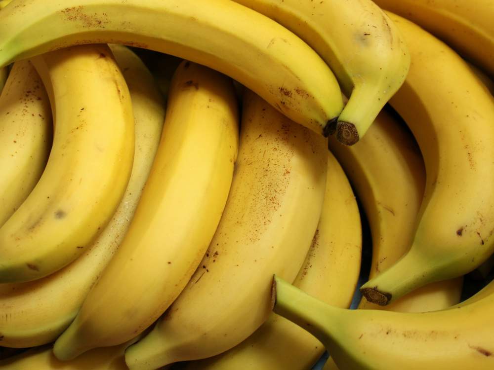 Los plátanos tienen más fibra que el kiwi