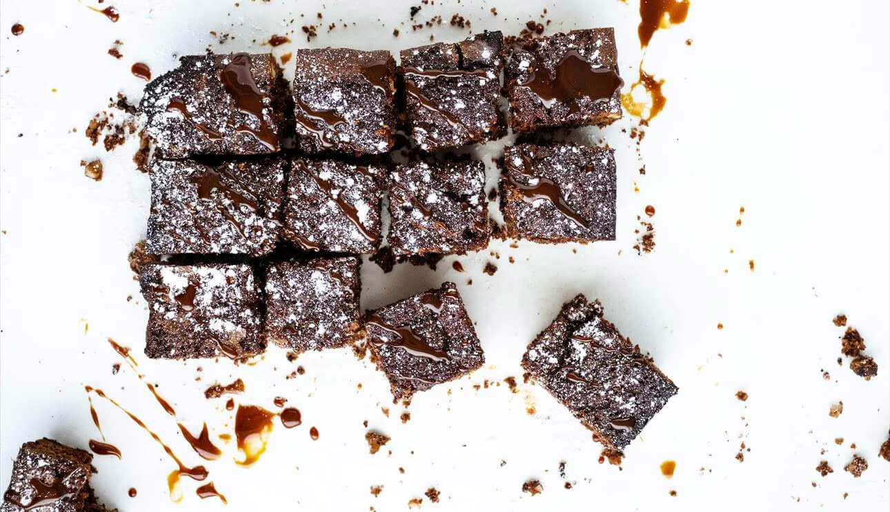 Recetas de brownie con thermomix: brownie con caramelo