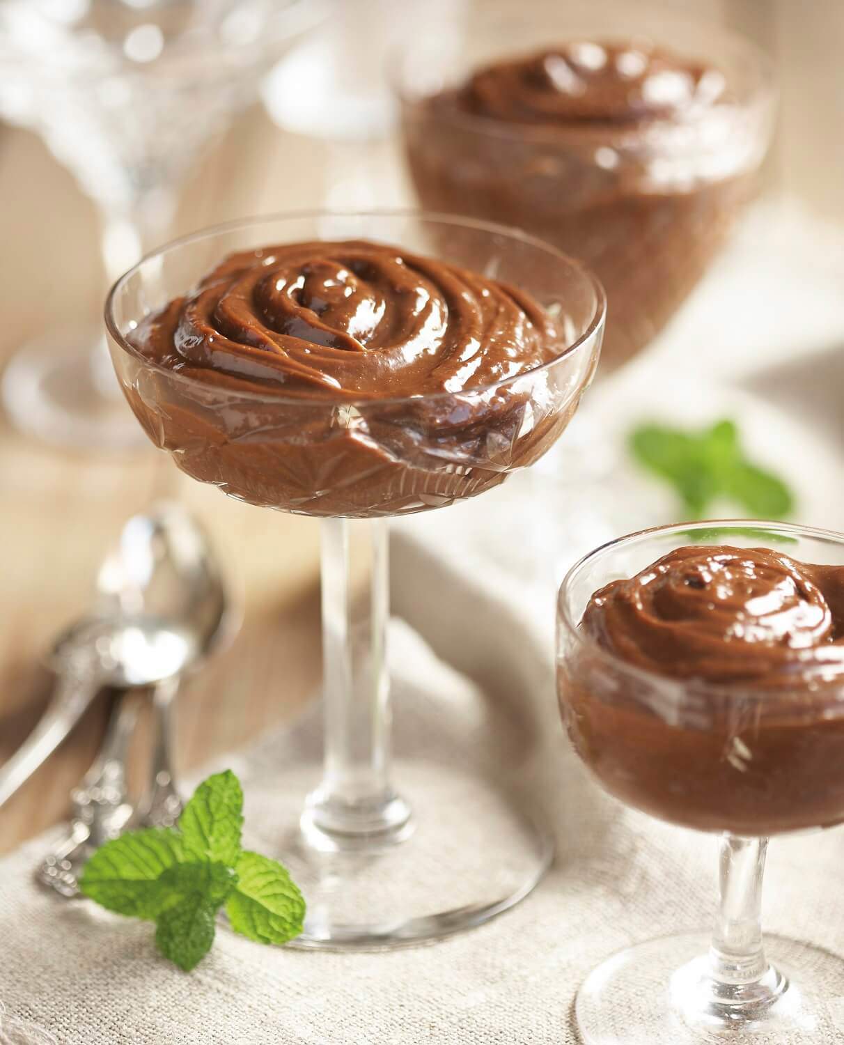 Recetas con el agua de garbanzos: mousse de chocolate.