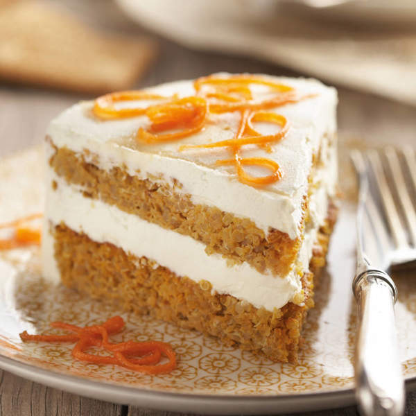 Receta fácil y rica del día: tarta de zanahoria o carrot cake SIN HORNO lista en menos de 5 minutos