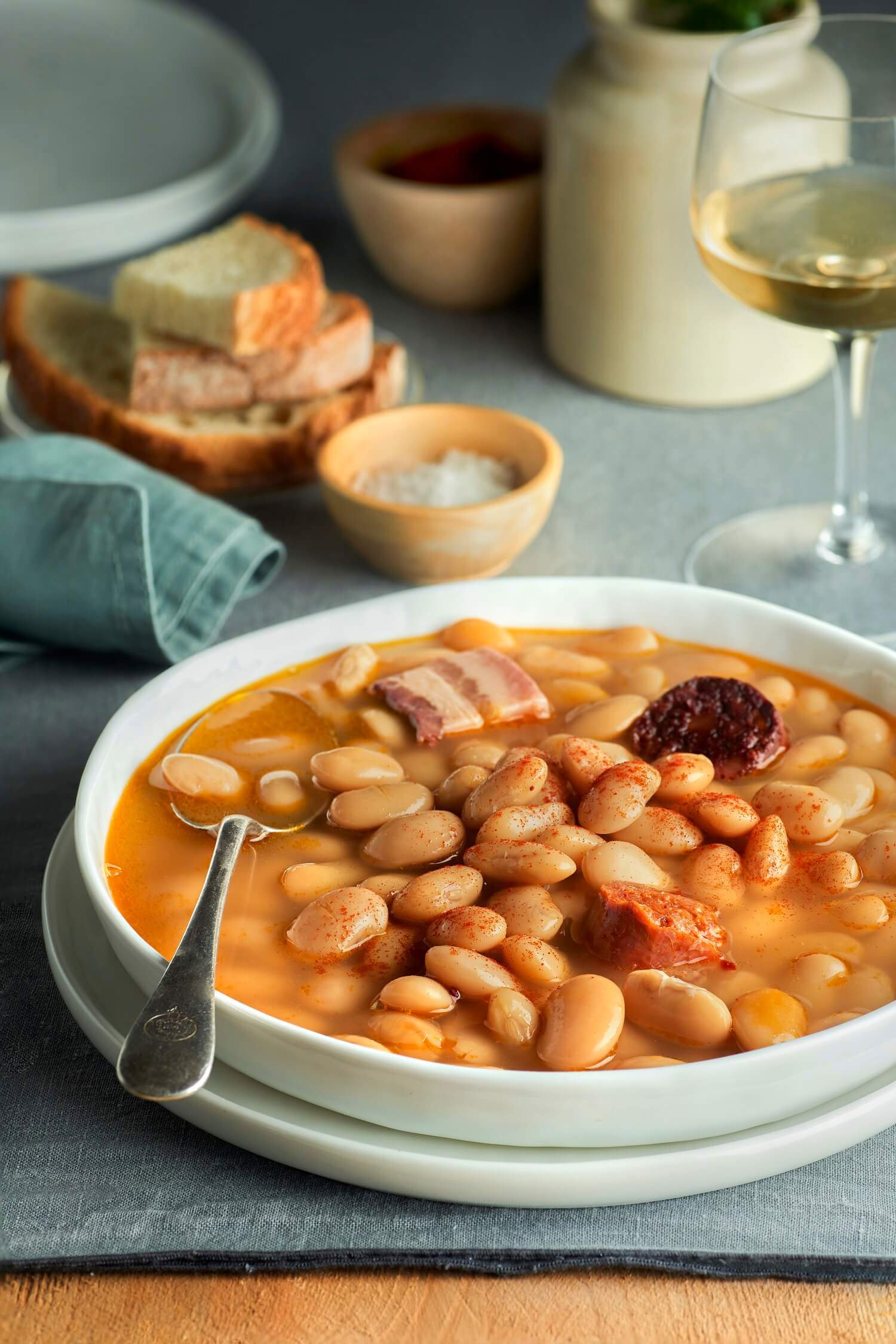 recetas para preparar por la noche anterior: fabada asturiana.