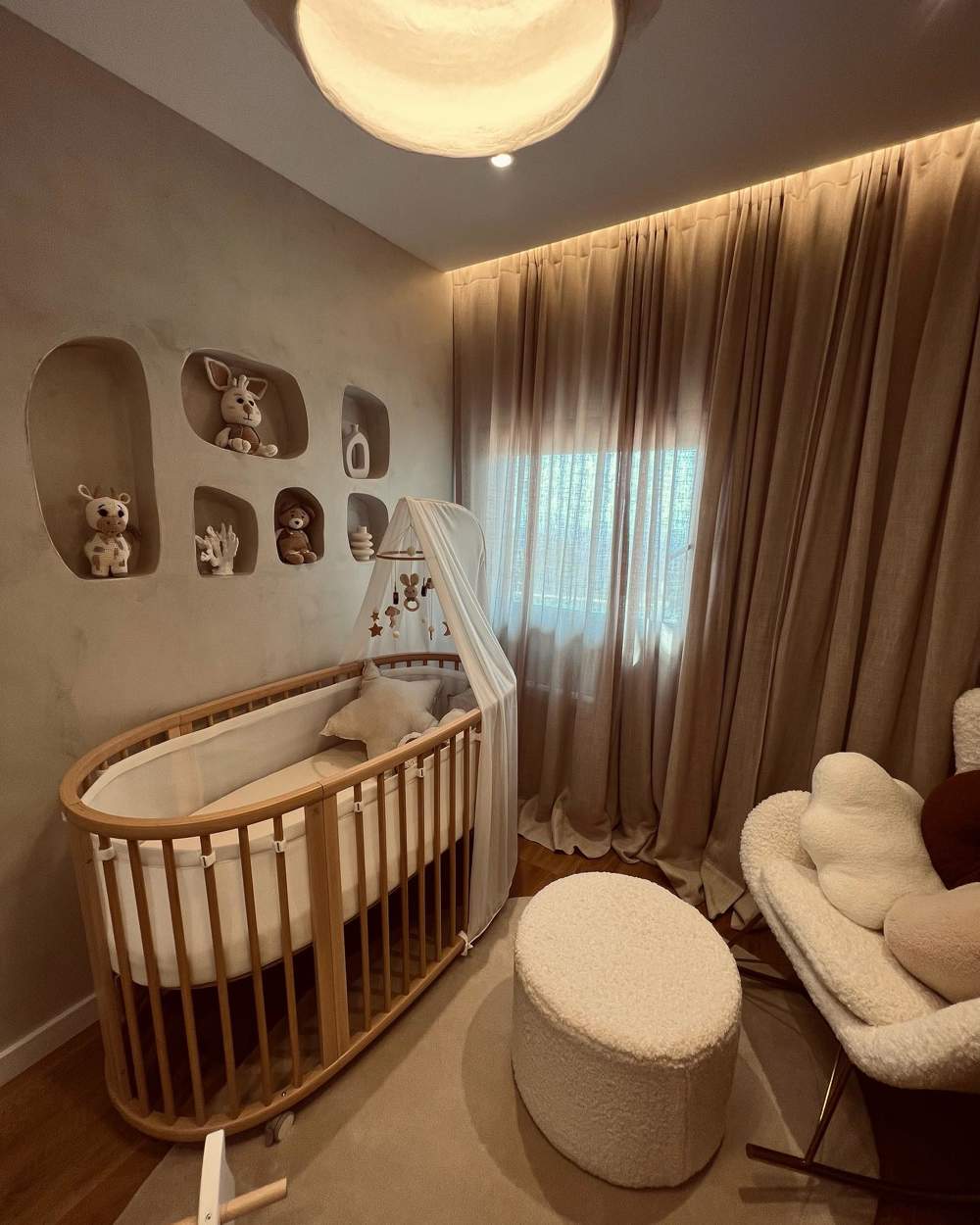 El dormitorio del bebé de Jordi Cruz y Rebecca Lima