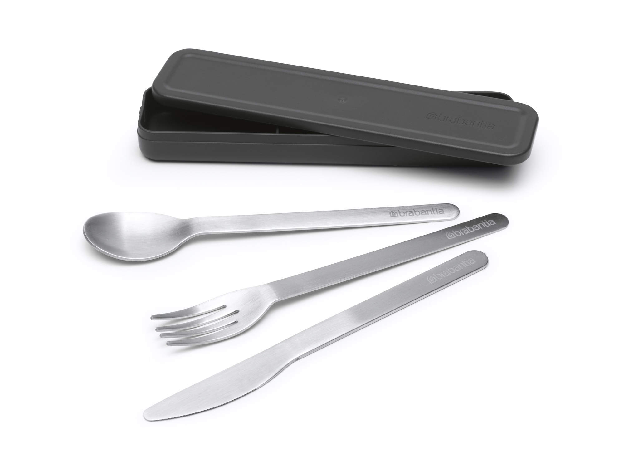 Brabantia Make & Take Cutlery Set, 3 pieces   Dark Grey   8710755206641 Brabantia 300dpi  px 6 NR