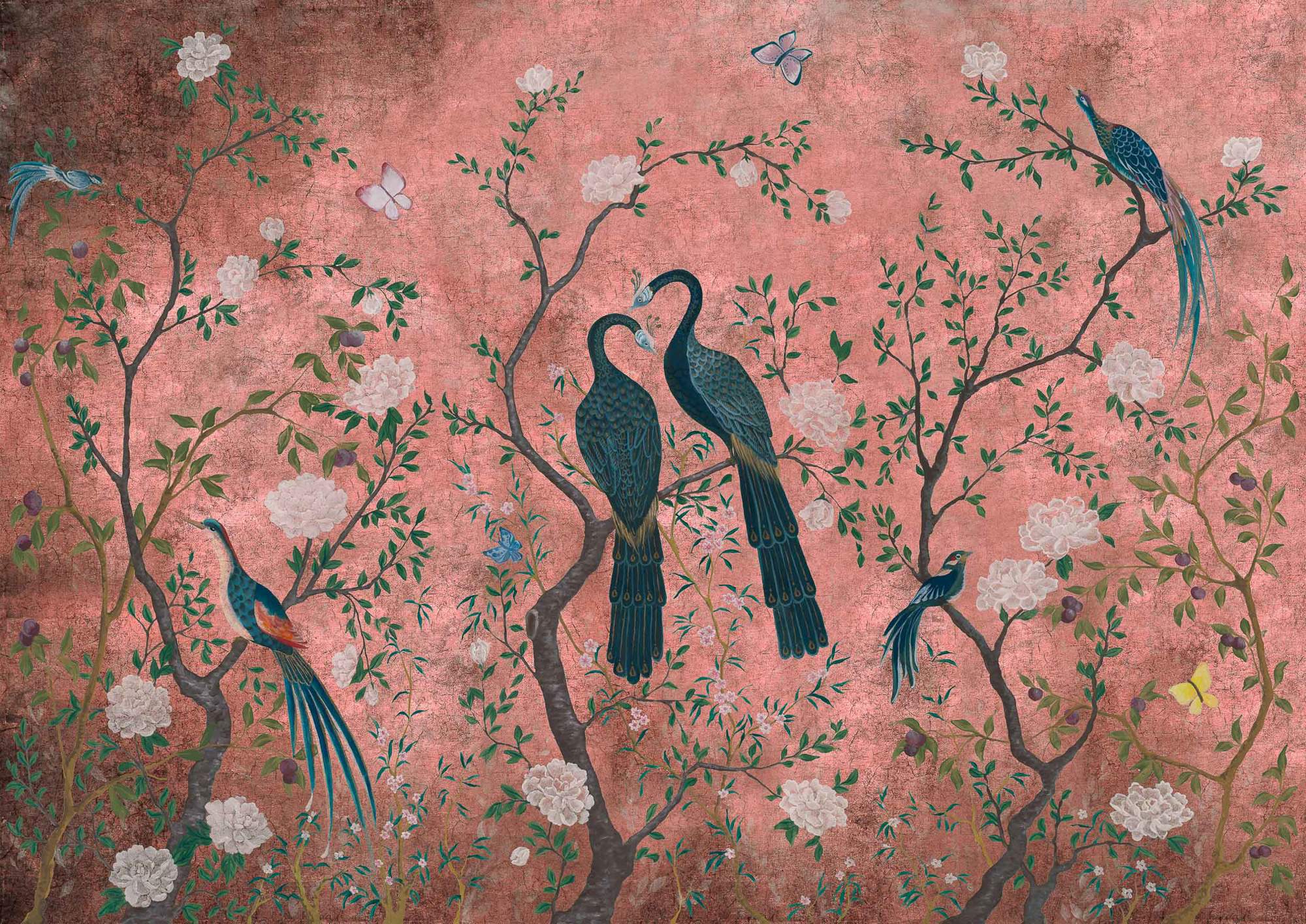 Papel pintado Edo pink mural, de Coordonné