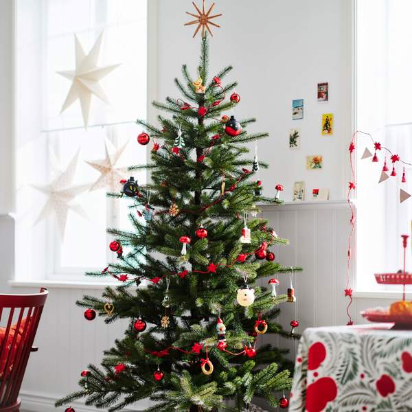 VINTERFINT Árbol de Navidad 210 cm de IKEA