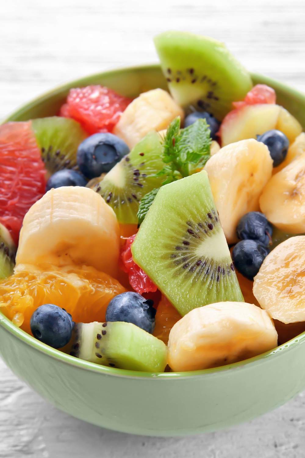Bol de frutas para desayunar