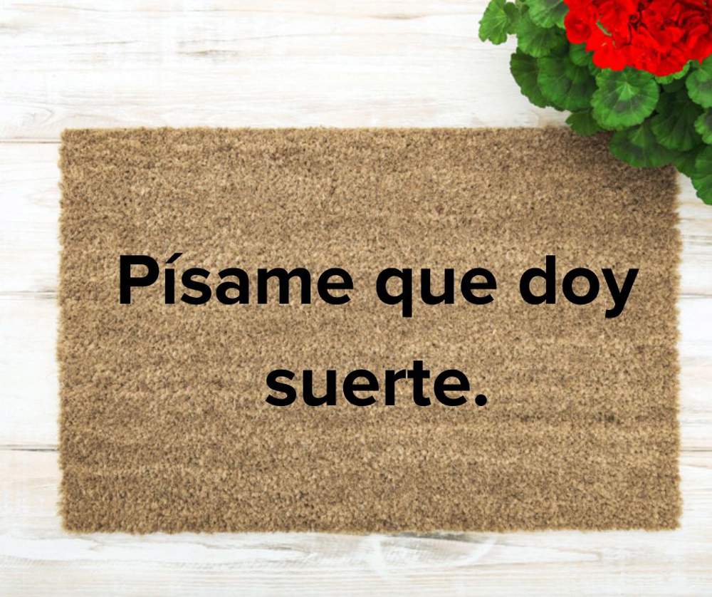 frases para felpudos originales