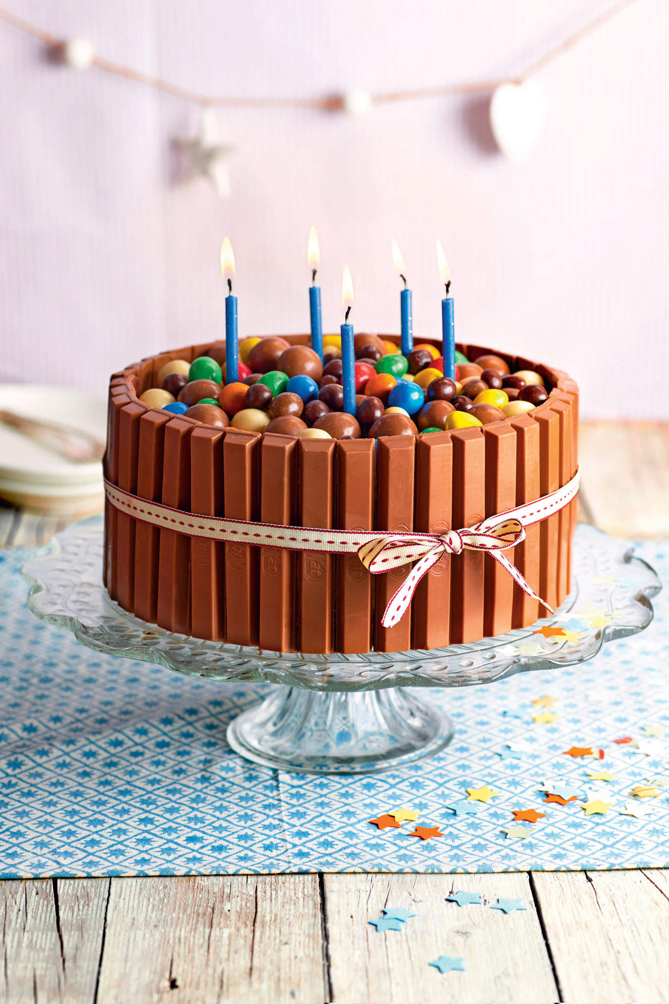 recetas de tarta de cumpleaños tarta de kit kat