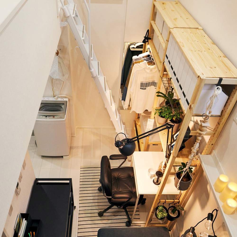 Mini apartamento IKEA Japón desde arriba