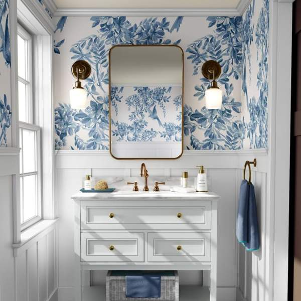 Reforma tu baño sin obras: 6 papeles pintados de Maisons du Monde a partir de 32 euros que darán estilazo al momento