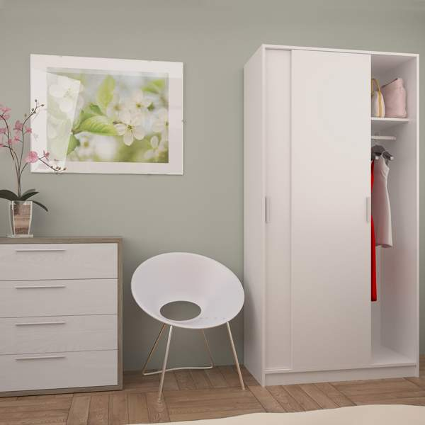 4 armarios blancos de El Corte Inglés ideales para pisos pequeños que caben en cualquier habitación 