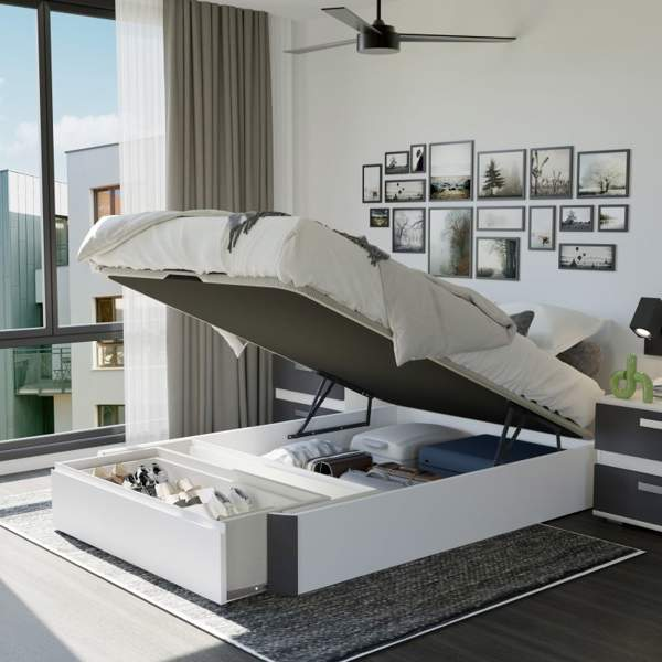 ¿Necesitas espacio en tu dormitorio? El canapé es la solución de almacenamiento extra (y lo encuentras con cajones, zapatero...)