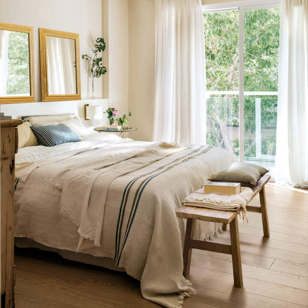 4 ideas MUY fáciles para decorar un dormitorio pequeño, aprovechar el espacio y darle estilo