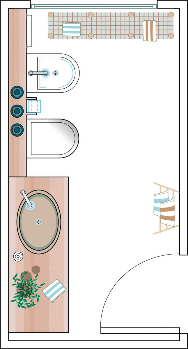 Más de 15 PLANOS de baños de la revista El Mueble que te inspirarán en ...