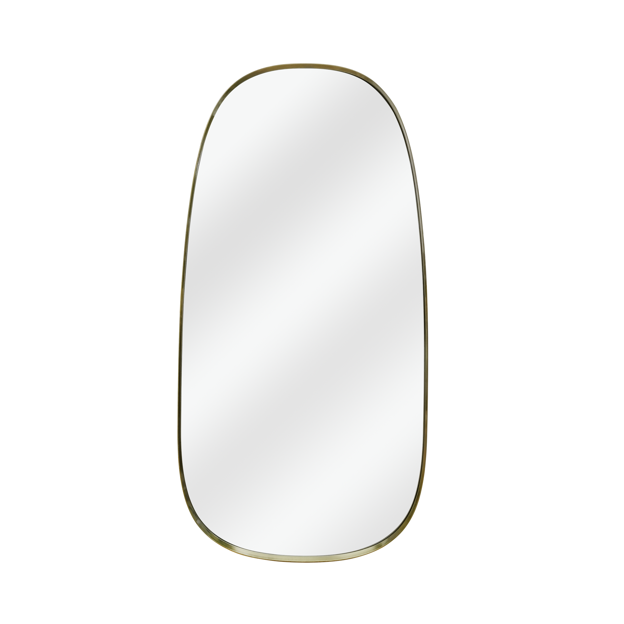 Espejo enmarcado ovalado 