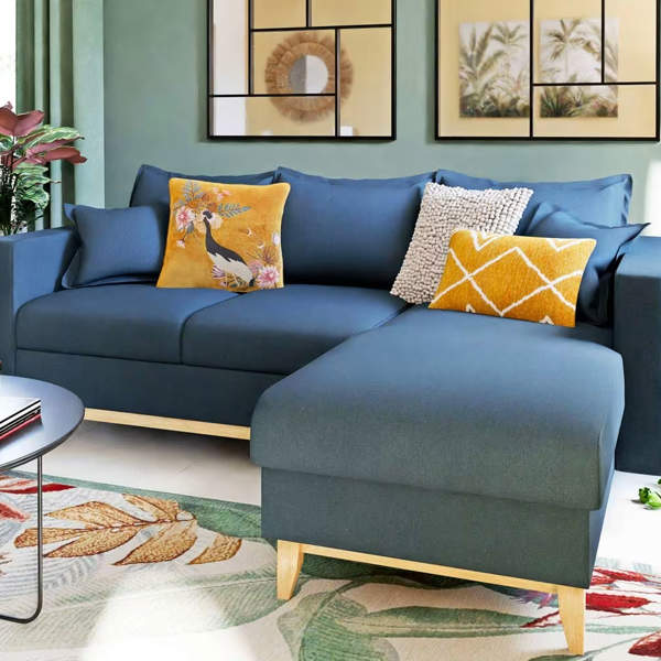 ¿Qué colores combinan mejor con un sofá azul? Desde Maisons du Monde nos lo cuentan