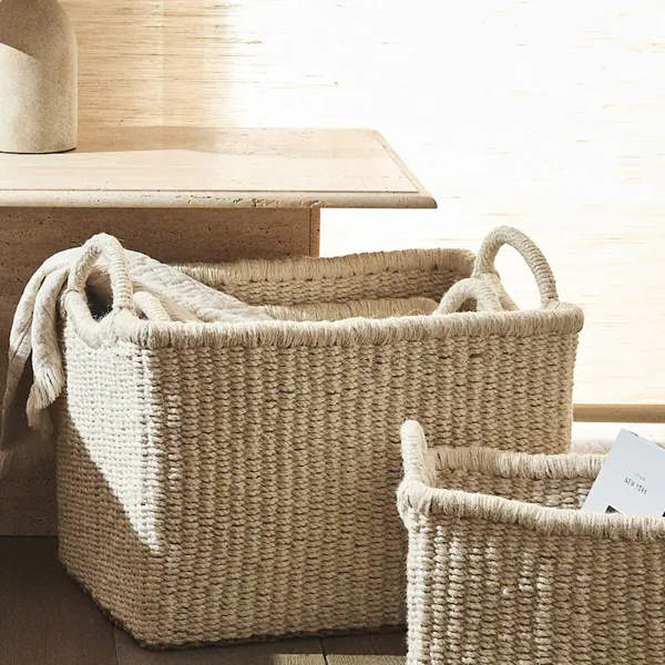 Vuelve la cesta de Zara Home más buscada de todos los tiempos: rebajada, bonita y queda bien en cualquier sitio