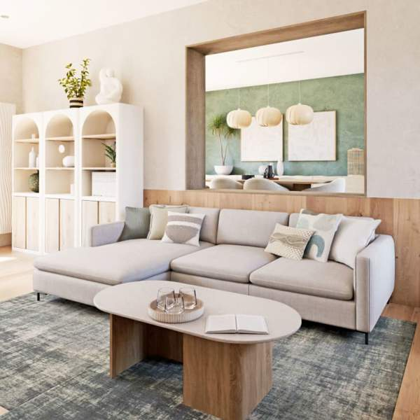 Bajada de precios en Maisons du Monde: un sofá moderno y elegante que respira lujo silencioso y está rebajado al 50%