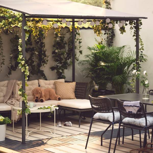 IKEA rebaja su toldo pérgola más buscado: ideal para tu terraza o patio pequeño (se instala sin agujeros)
