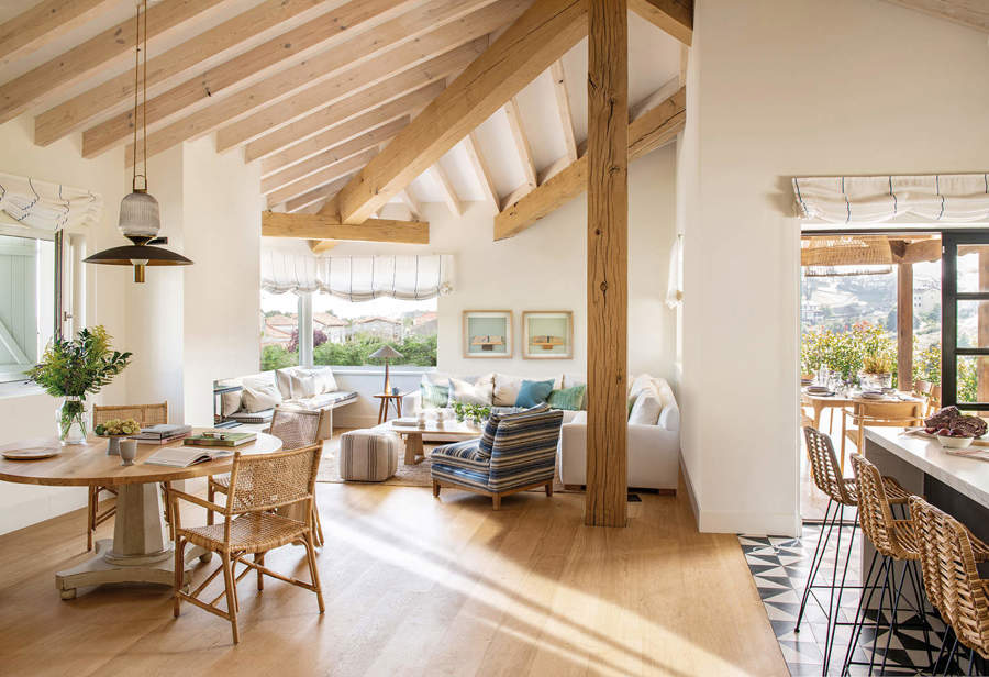 Una casa en Cantabria con toques modernos y encanto rústico: su cocina ...