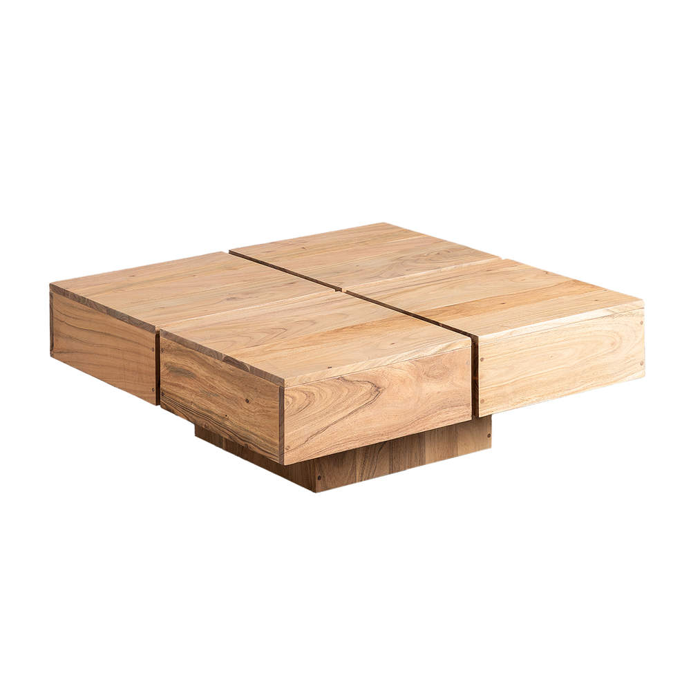 Mesa de centro en madera de Acacia