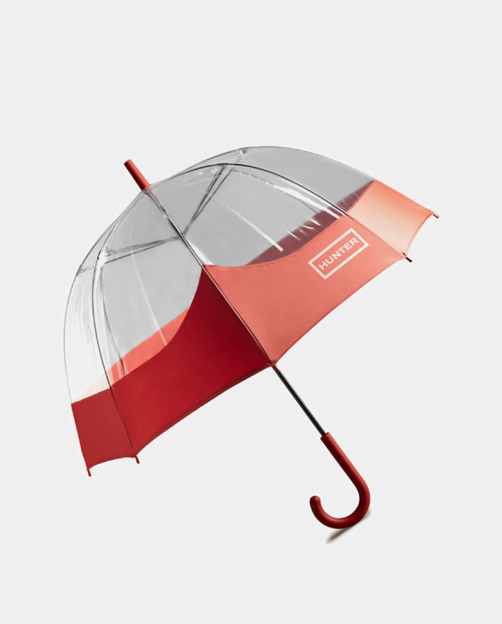 Paraguas manual transparente de Hunter